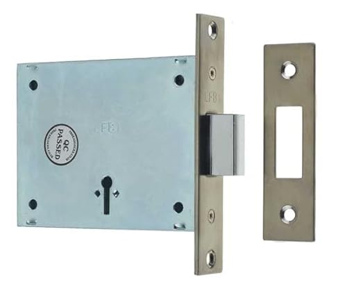 Kooples Hardware Fire Brigade Mortice Locks – FB1, FB2, FB11 & FB14 Keyed Emergency Access Locks – Standard Size Mortice Lock Case for Riser Doors & Service Cupboards (FB1)