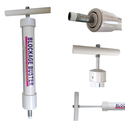 Image of Blockage Remover Hand Pump | Inlet Pipeline Blockage Cleaner | Tap Water Flow & Pressure Booster for Bathroom, Kitchen & Toilet | 50 mm Diameter 24 inch Length.