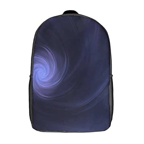 Sac à dos d'école pour enfants bleu de 17 pouces avec imprimé 3D tendance