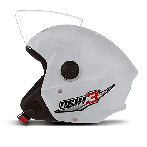 Capacete Moto New Liberty Three Branco 56