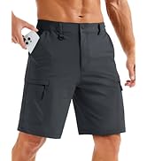 MAGCOMSEN Men's Hiking Cargo Shorts Quick Dry Lightweight 9" Golf Shorts Summer Casual Work Outdo...