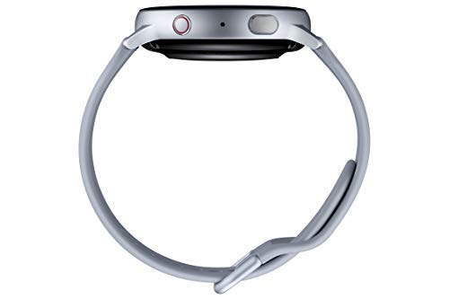 Image of Samsung Galaxy Watch Active 2 (Bluetooth + LTE, 44 mm) - Silver, Aluminium Dial, Silicon Straps