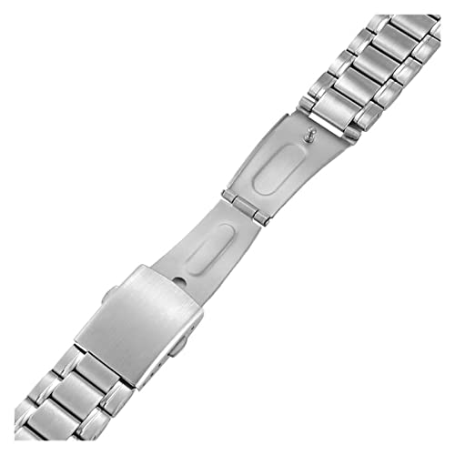 GATSUN 16 mm 18 mm 20 mm 22 mm 24 mm Liens en acier inoxydable Bandes de montre STRAPE BRACE DE REMPLACEMENT DE REMPLACEMENT DE REMPLACEMENT (Color : 16mm)