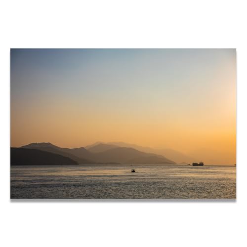 Lienzo de paisaje natural moderno de 30x45cm para decoración de paredes de salón sin marco