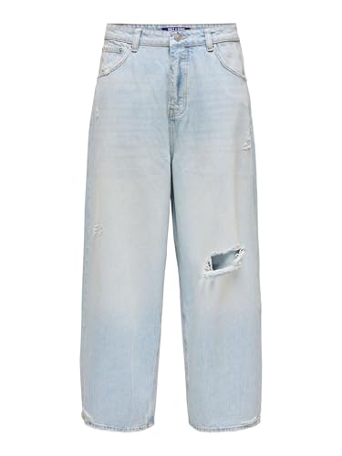 Onsfade Loose LB Destroy jean en denim robuste coupe large et finitions usées tendances