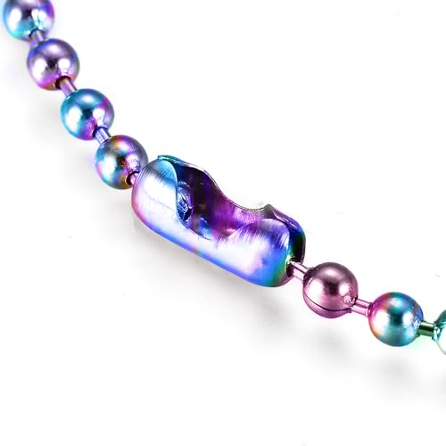 Image of LZD 6-10 inch Stainless Steel Ball Chain Beads Bracelet Silver Gold Multicolor 2 /4 /6 /8 /10mm Bead P274