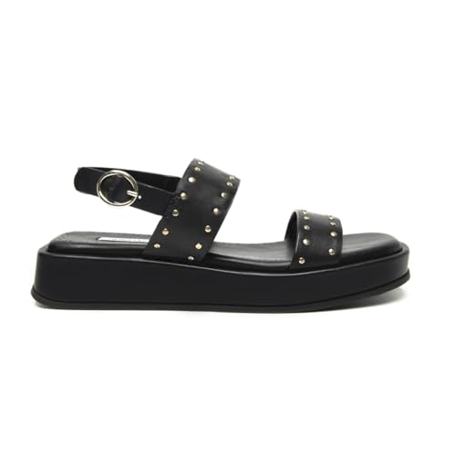 QUIRELLI Flexi Sandalias Casuales para Caballero con Textura en Piel y Ajuste de Lazo 400015