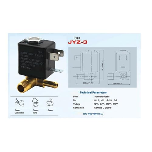 Électrovanne laiton JYZ-3 230V l'excellence de la commande d'eau 6 bars