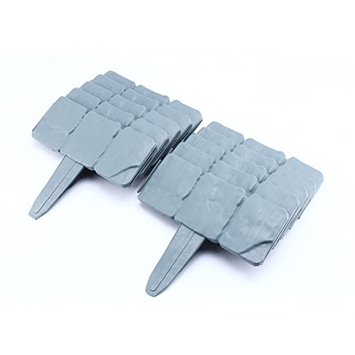 Garden Fence Panels,Flowerbed Border Edging,Landscape Edging Border,Garden Edging,10 PCS Decorative Fence Border,Spring Yard Lawn Garden Plastic Faux Stone Patio Border Edging Fence