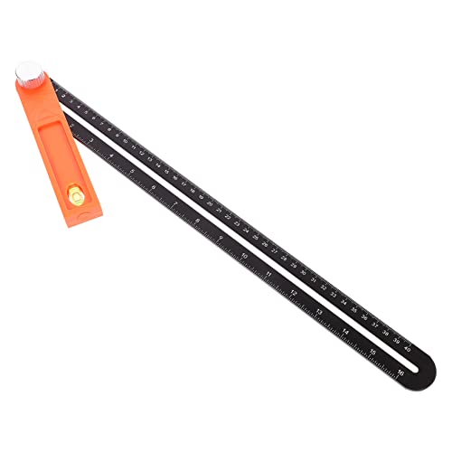 HOMSFOU 2 Pcs Multifunctional Ruler Carpenter Tool Lightweight Compact Portable Measuring Device