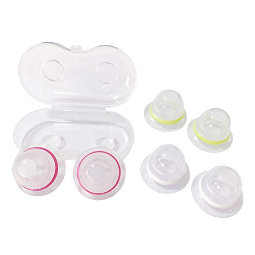 Sopplea 3 Pairs/6 pcs 3 Colour Nipple Corrector for Inverted, Flat and Shy