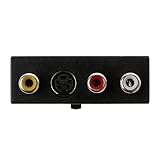 Davitu Electrical Equipments Supplies - SCART Adaptor AV Block To 3 Phono Composite or S-Video With In/Out Switch Silver