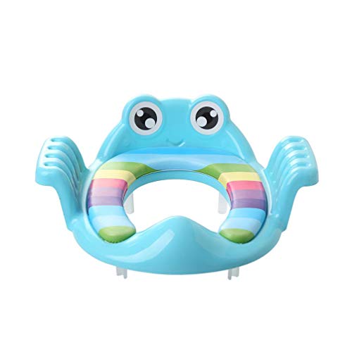 Koojawind Baby Kindertopf Toilettensitz Sitz Schritt Hocker Verstellbarer Trainingsstuhl, Wc-Wc-Sitz FüR Baby Kinder Kinder, Gepolsterter Sitz, Abnehmbar Und Leicht Zu Reinigen TöPfchen-Wc-Sitz Cover