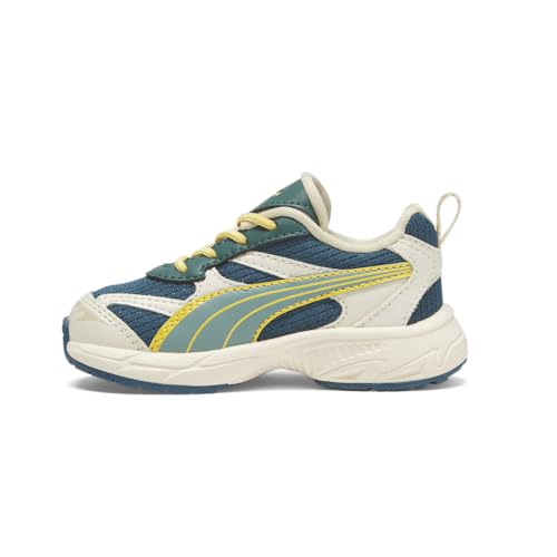 PUMA Toddler Boys Morphic Underdog Slip On Sneakers Shoes Casual - Green, Off White, Yellow3