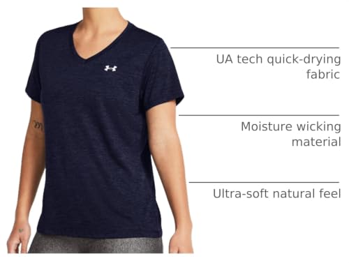 Image of Under Armour Women's Tech Twist V Neck Short Sleeve T-Shirt