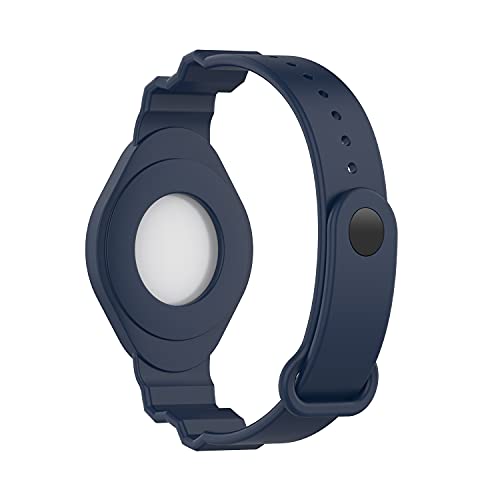 Estojo de alça de pulso adequado para Apple Airtag, capa protetora de silicone com pulseira para Air
