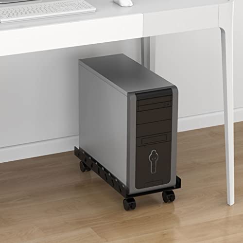 Soporte móvil para CPU ENGENDER con ruedas silenciosas, blanco, modelo 0639 miniatura 6