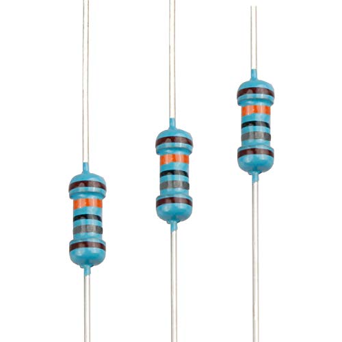 EDGELEC 100pcs 180K ohm Resistor 1/4w (0.25 Watt) ±1% Tolerance Metal Film Fixed Resistor, Multiple Values of Resistance Optional