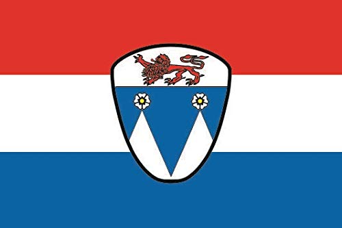 Drapeau de Bubesheim grand format 150x250 pour mât extérieur et pavillon de mairie