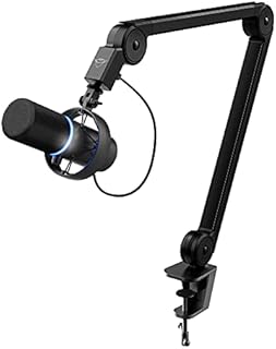 Trust Gaming Microphone GXT 255+ Onyx Professional Streaming Microphone With Arm, Shock Mount, Pop Filter, Cardioid USB Microphone for Podcast, ASMR, Music Recording, Broadcasting [Amazon Exclusive]