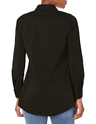 Foxcroft Women's Cici Stretch Non-Iron Tunic, Black, 14 #TOP2