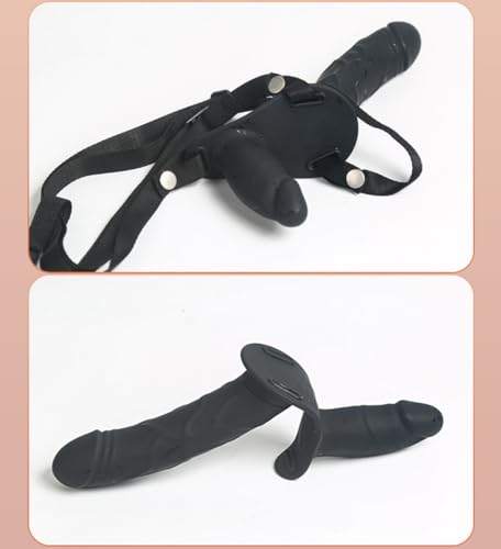 Gode vibromasseur double pénétration pour couple avec télécommande sans fil