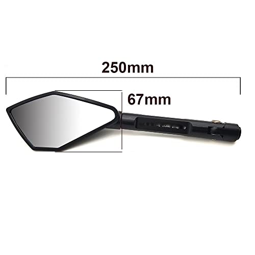 Espejo retrovisor de moto de aluminio CNC universal para Suzuki Bandit 6