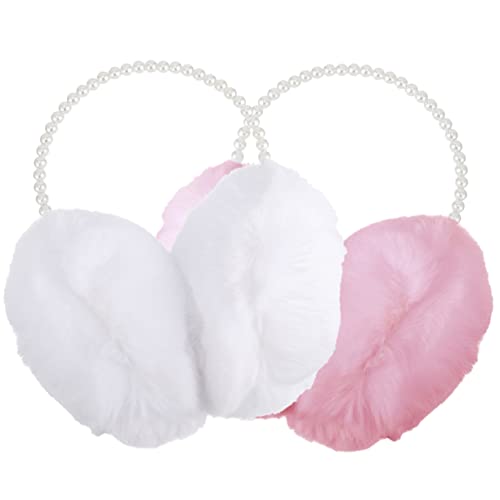 Orejeras de peluche cómodas para evitar oídos fríos en niñas