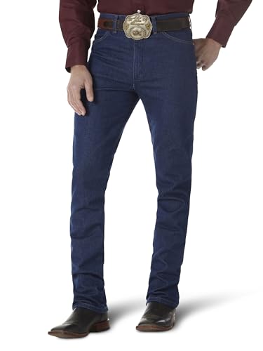 Wrangler Herren Slim Fit Cowboy-Schnitt Jeans, Indigo Starr, 27W / 32L
