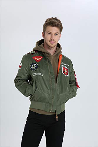 CORIRESHA Mens Outdoor Embroidered Patches Slim Fit US Navy Bomber Jackets Windbreaker3