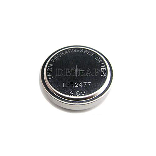 Image of 3.6V LIR2477 Rechargeable Coin Button Cell Battery can Replace CR2477