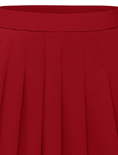 Dressystar Rekbare plooirok voor dames, A-lijn, schoolmeisjes, skaters, tennis, rok, zijdelingse vetersluiting - Image 6