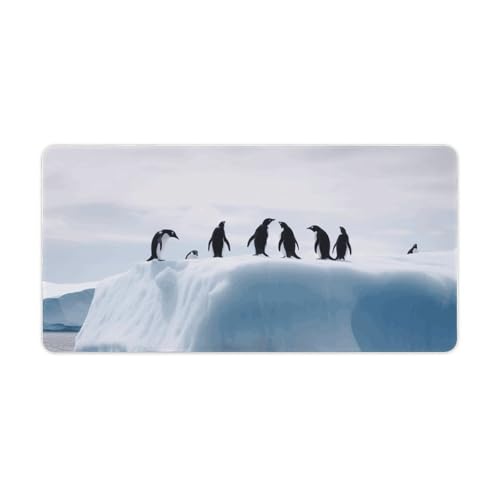 Tapis de souris grande taille imperméable pingouins pour protéger votre bureau