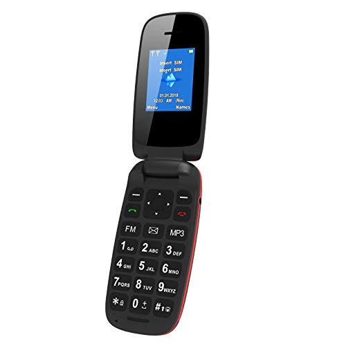 Ushining Unlocked Flip Cell Phone for Seniors,Easy-to-Use,Long Standby time,T-Mobile Card Suitable (Black) - Thumbnail 5