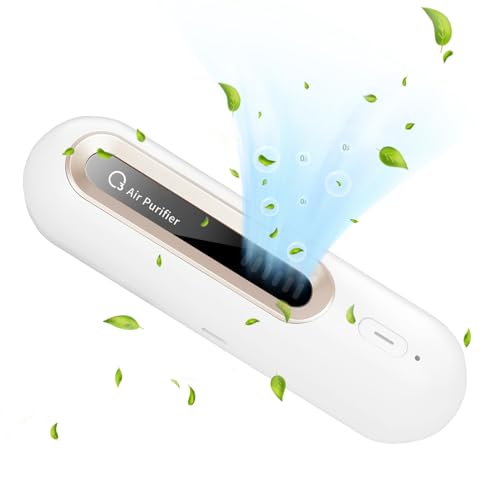ACWOO Deodorante Frigorifero, Profumatore Frigorifero Riutilizzabile, Ricaricabile USB Generatore di Ozono O3, Mini Purificatore D'Aria Assorbi/Cattura Odori, per Congelatore, Scarpiera, Guardaroba