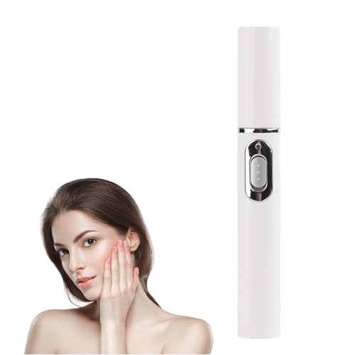 Lichttherapie Stift, Blau Licht Therapie Stift gegen Akne, Blase Drive, Venen Kräufe, Haut verbessern Gesicht und Körper, Narben reduzieren, Augenkringe, Schwellungen und Falten