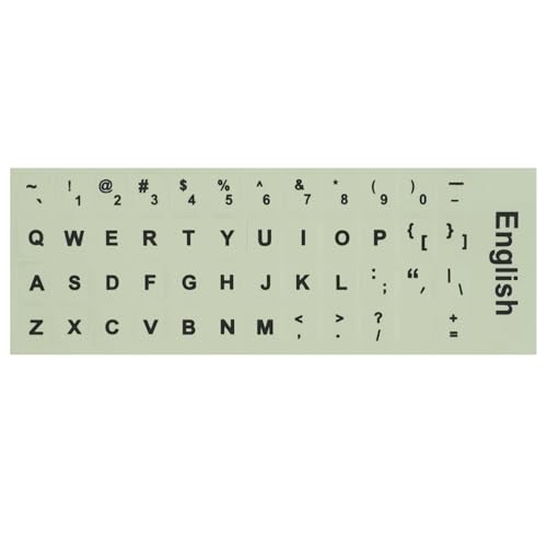 English Keyboard Sticker, Universal Glow in the Dark Keyboard Sticker Sticker, Keyboard Protector Keyboard Sticker for Computer, Laptop, Notebook, Desktop English Keyboard Sticker, Universal Glow in the Dark Keyboard Sticker Sticker, Keyboard Protector Keyboard Sticker for Computer, Laptop, Notebook, Desktop