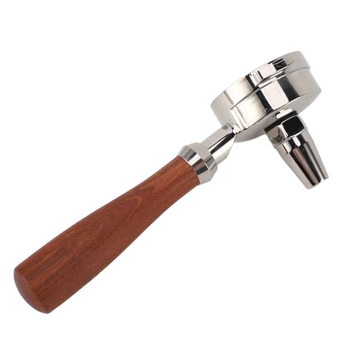 Portafiltro SIXRUN da 58 Mm con Fondo Staccabile in Acciaio Inossidabile 304 con Manico in Legno Massiccio Portafiltro per caffè per Expobar per per GA per Pandorra per XLVI