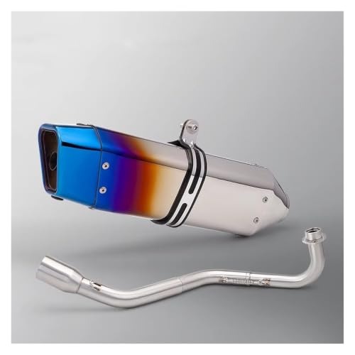 Collecteur d'échappement moto MSX125 en acier inoxydable premium pour style Type-C épuré