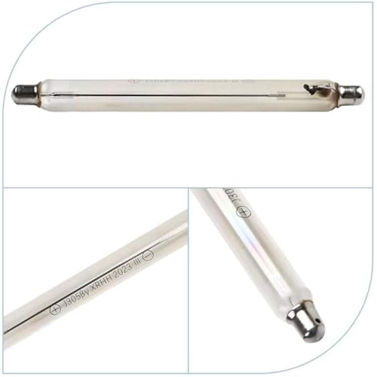 J305 For Geiger Counter Tube, Nuclear Radiation Detector G-M Tube For Gamma Beta Rays Detection 20MR/h-120mR/h Range, Metal Construction, 105Mm Length