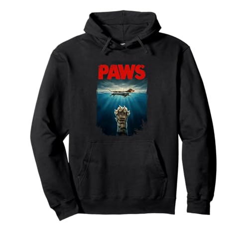 Póster de la película Paws Dachshund Parody - Perro Salchicha Divertido y Lindo Sudadera con Capucha