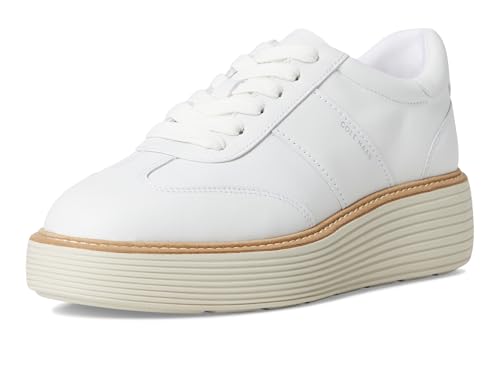Cole Haan Cole Haan Women's Originalgrand Max Platform Sneakers, White Leather, 8-B US