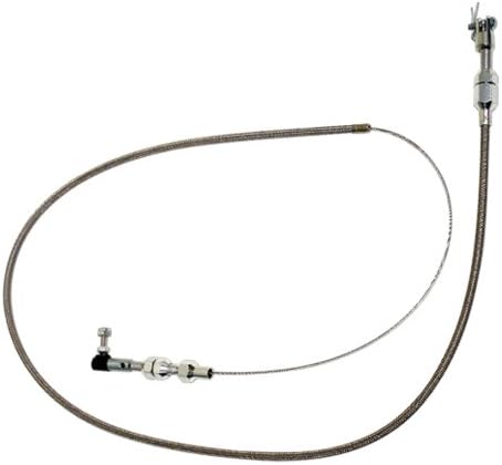 Stainless Steel Braided 36" Universal Throttle Cable – Natural Finish