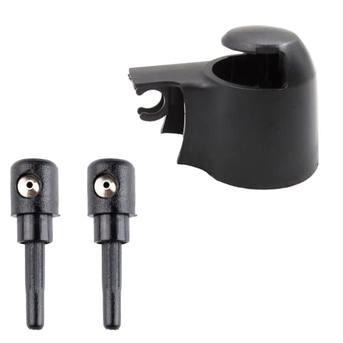 Tapa limpiaparabrisas trasero Seat Leon 1P1 repuesto de boquilla de chorro de agua negro de 3 piezas