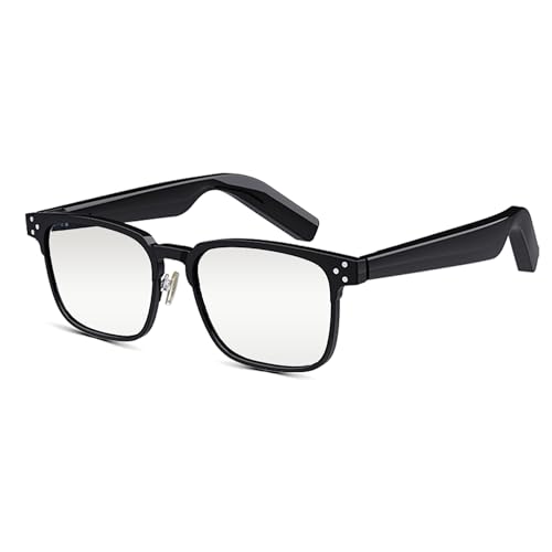 Yosugar Bluetooth Glasses for Men,Bluetooth Sunglasses Voice Control,Open Ear Listen to Music Calls Suit for All Smart Phones