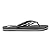 Quiksilver Men's Molokai Flip Flop Sandal, Black/Black/White, 9