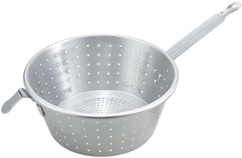 Winco 9" Aluminum Spaghetti Strainer image 2