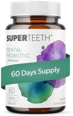 SuperTeeth Oral Probiotics for Mouth Bad Breath & Cavities, Oral ...