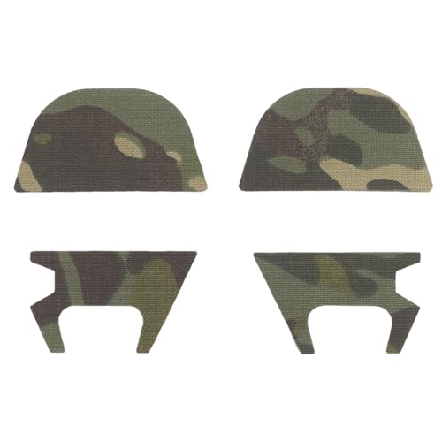 Image of Next Gen Hook & Loop Panels + Fuzz Cover Set compatible with Ops-Core AMP Headsets