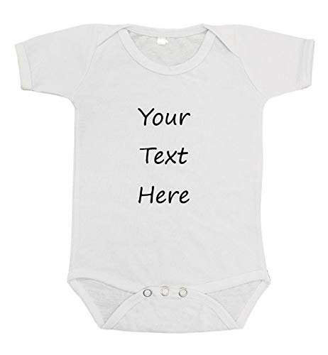 Custom Baby Onesie for Baby Boy or Baby Girl, Personalized Bodysuit, Custom Text
